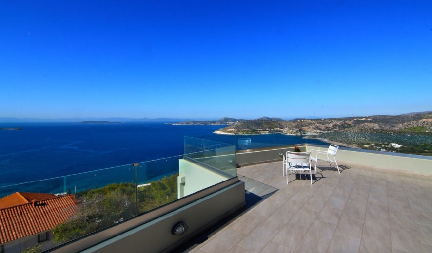 Luxurious Sea view Villa in Agia Marina, South of Athens
