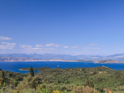 Land with sea view in Agios Stephanos,Corfu