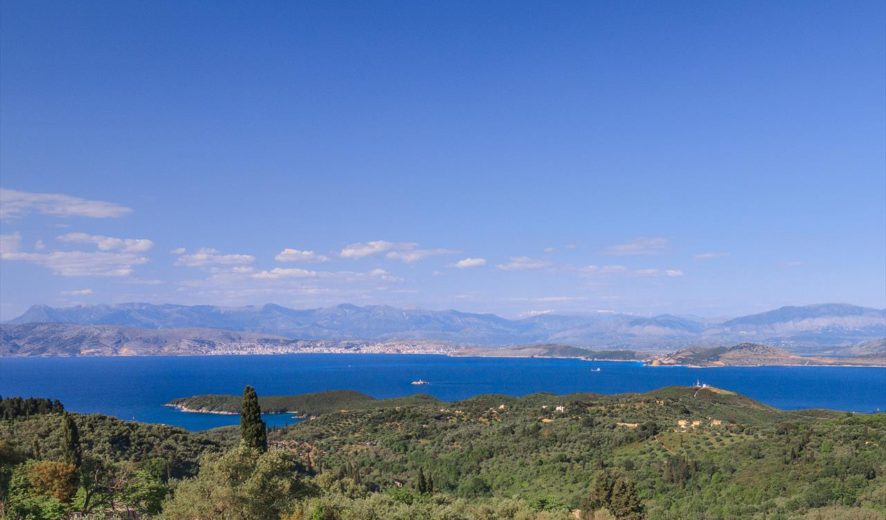 Land with sea view in Agios Stephanos,Corfu